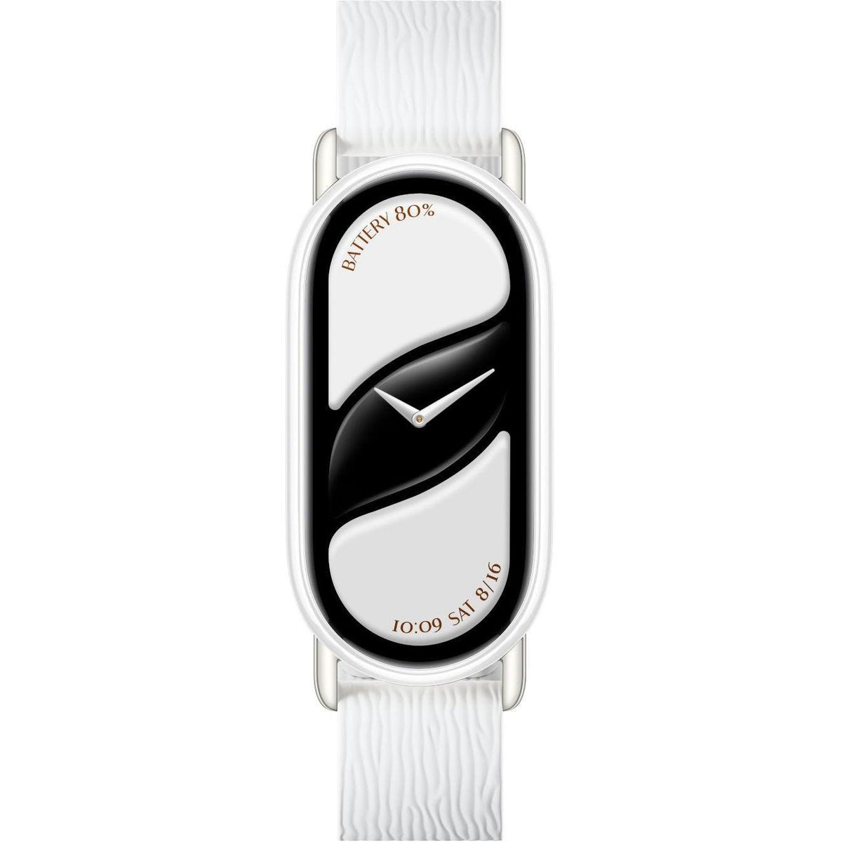 Xiaomi Smart Band 10 Magnetic Kona Leather Strap - Glacier White