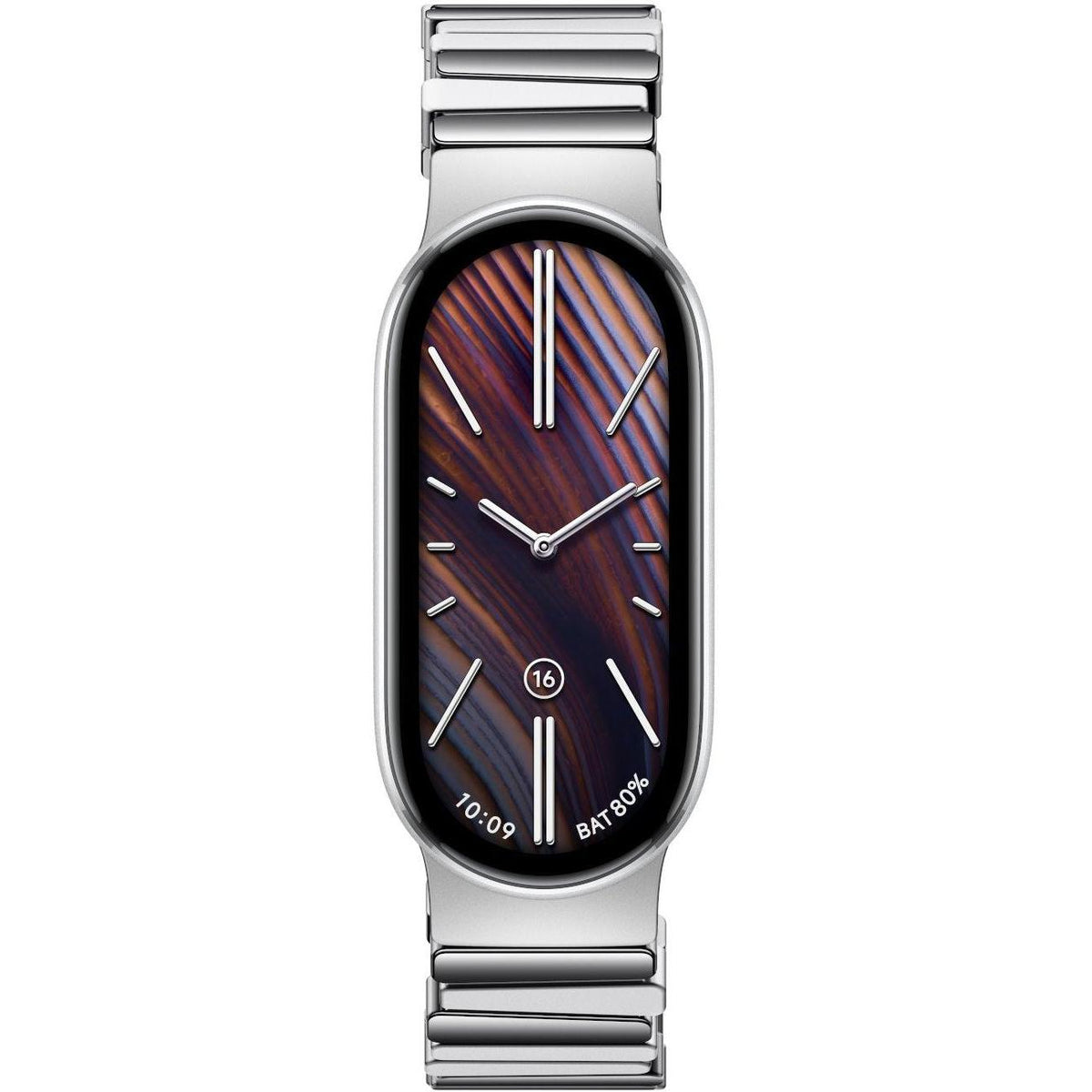 Xiaomi Smart Band 10 Asymmetrical Metal Strap – Silver