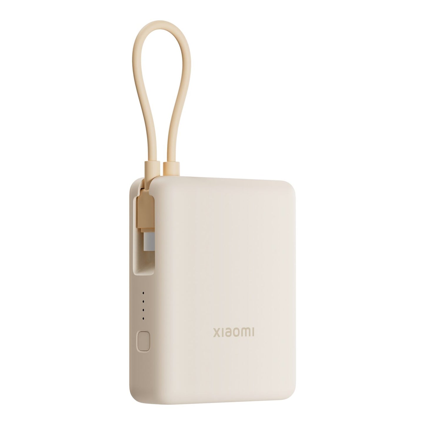 Xiaomi 33W Power Bank 10000 (Integrated Cable) - Tan offers portable charging with a sleek design and fast power delivery.