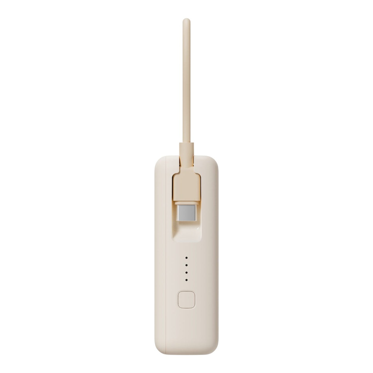 Xiaomi 33W Power Bank 10000 (Integrated Cable) - Tan features a sleek design for fast, portable charging anywhere.