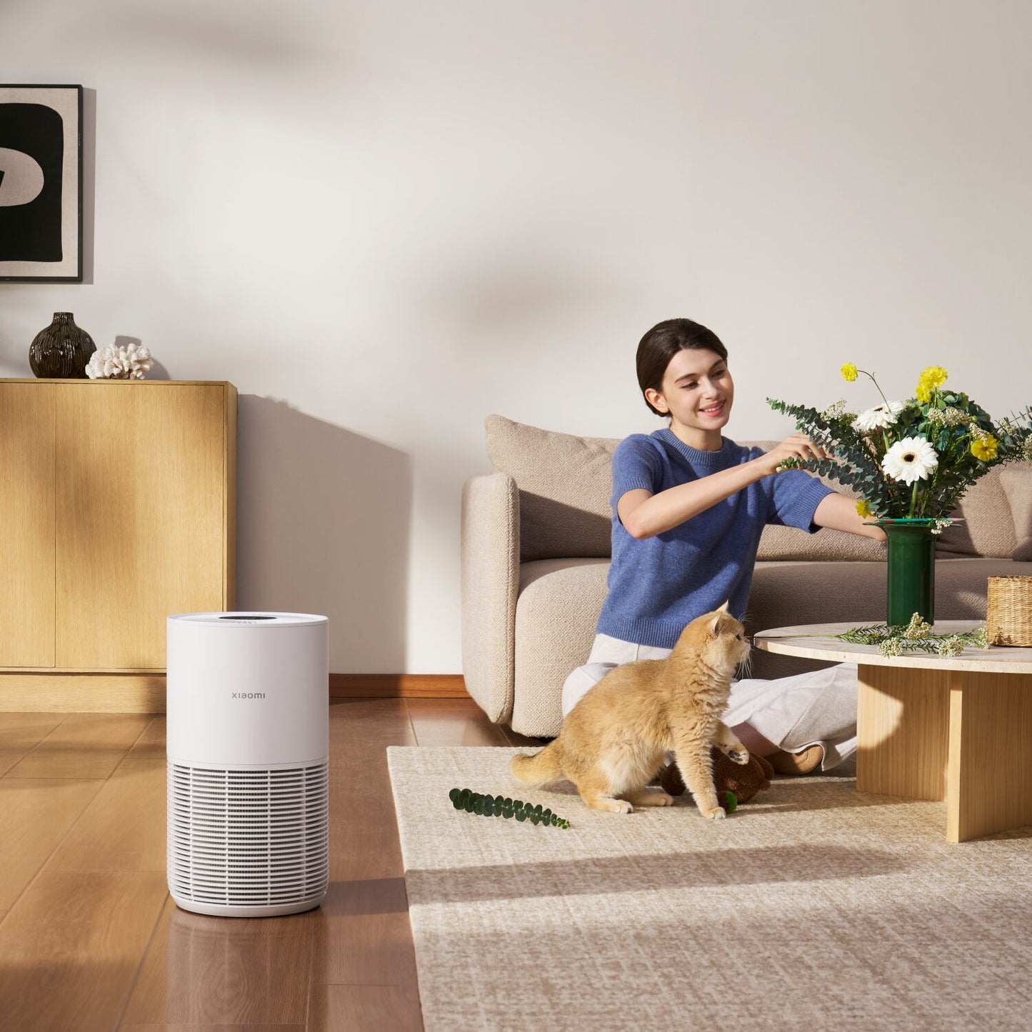 Xiaomi Smart Pet Care Air Purifier enhances indoor air quality for healthier homes and calmer pets in stylish spaces.