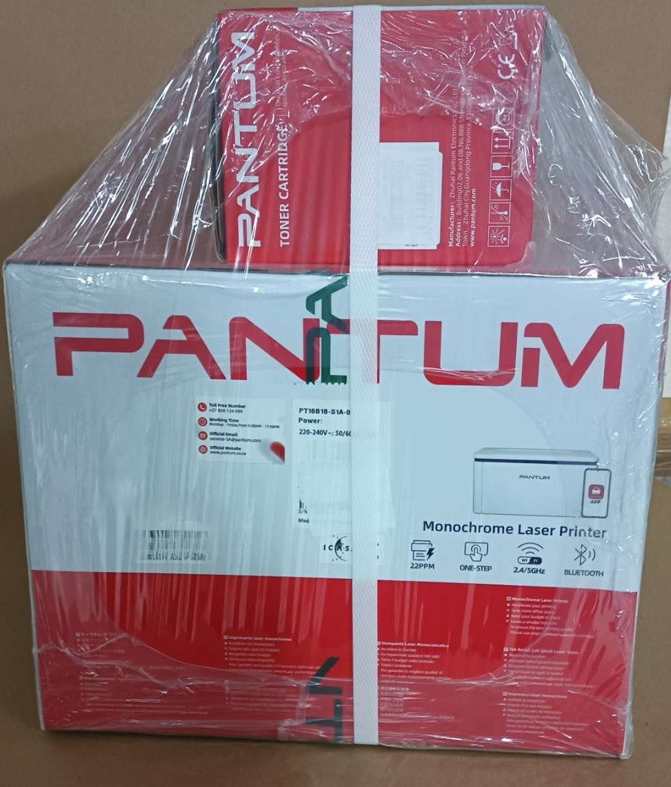 Bundled Deal Pantum BP2305W Monochrome Laser Printer + Black Toner, ideal for efficient home and office printing.