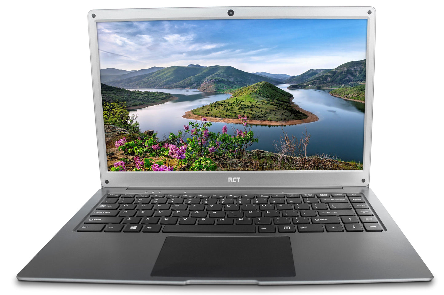 Sleek Bundled Deal RCT Notebook 14 Inch Screen, 4GB RAM, 120GB SSD upgrade, Windows 10 for productivity on the go.