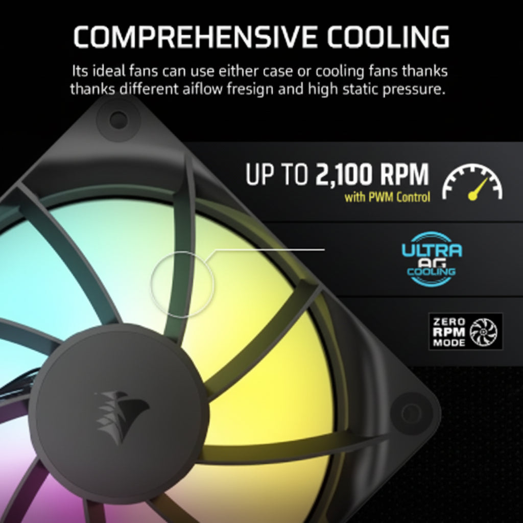 Corsair RS120 ARGB 120mm PWM Fans Single Pack