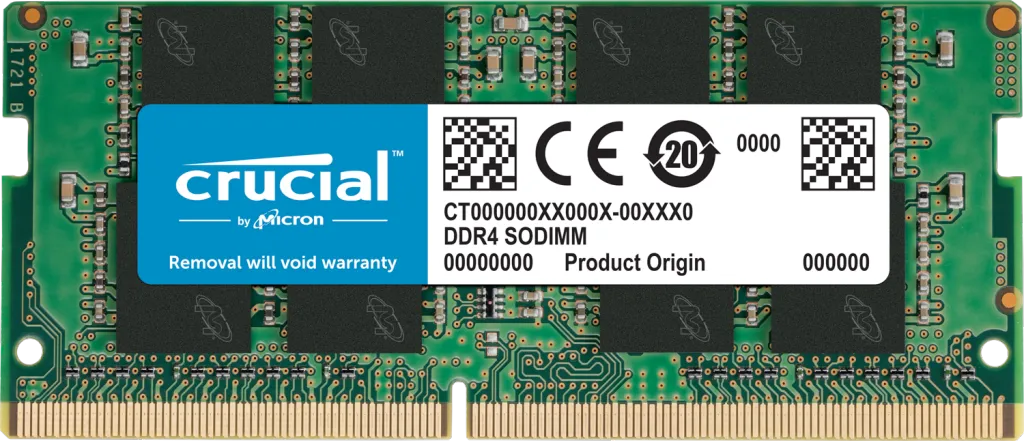 Crucial DDR4 SODIMM memory