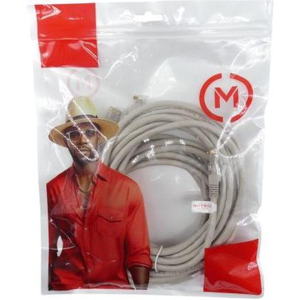 Cat5e 10m Solid Copper - Light Grey Cable - CAT5-SC-10