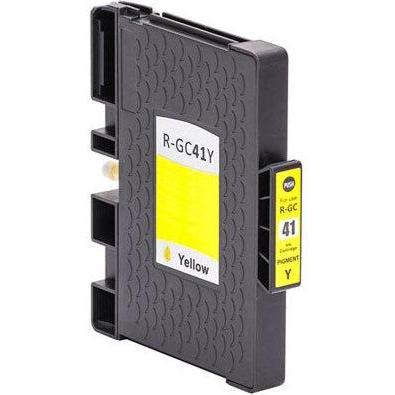 Compatible Gel Ink Ricoh GC41Y Yellow Cartridge - GEN.GC41Y