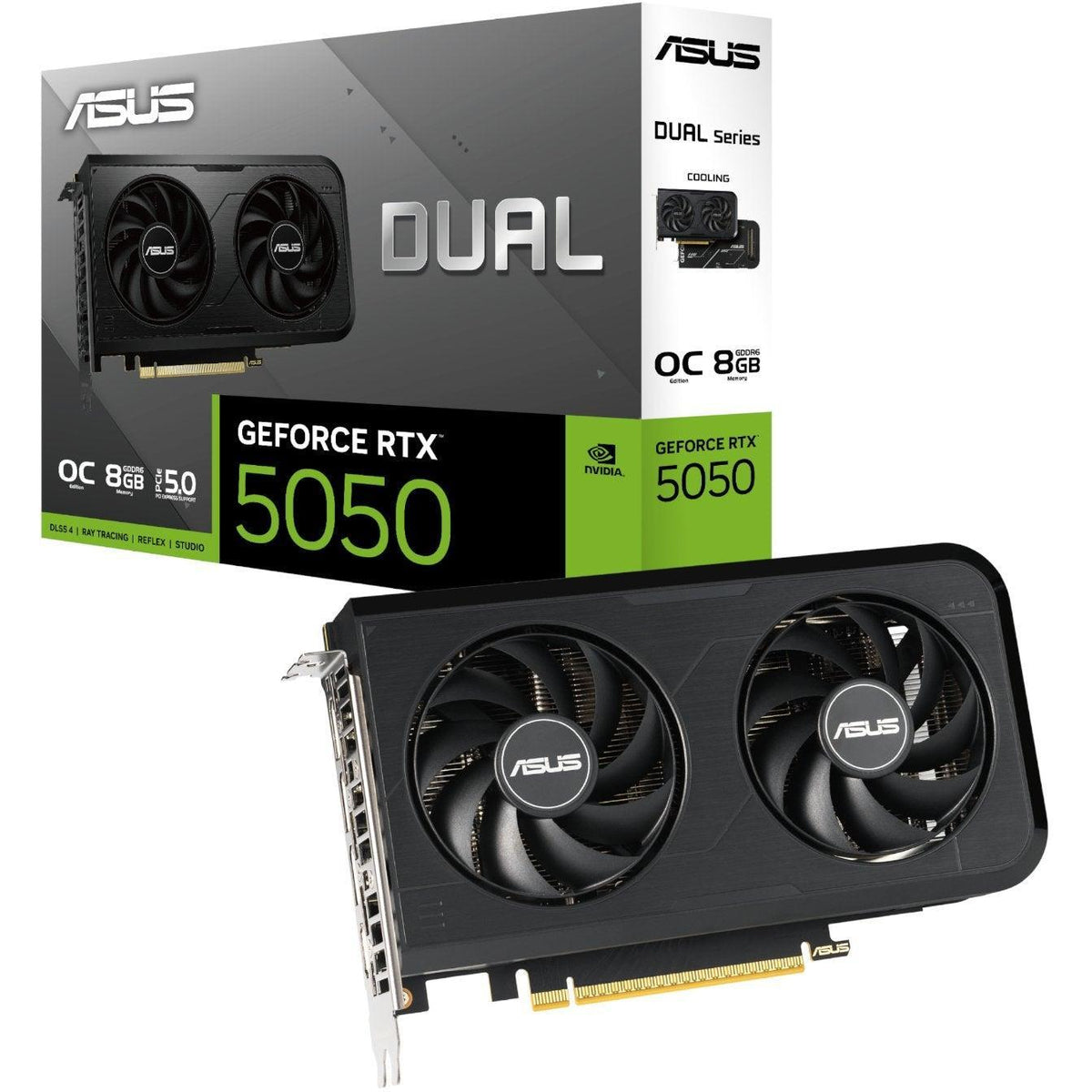 Asus Nvidia GeForce RTX 5050 Dual OC 8GB GDDR6 Graphics Card