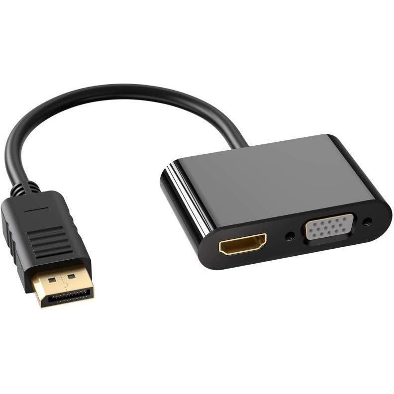 Display Port To HDTV/VGA - Connect two Screens to Display the same picture