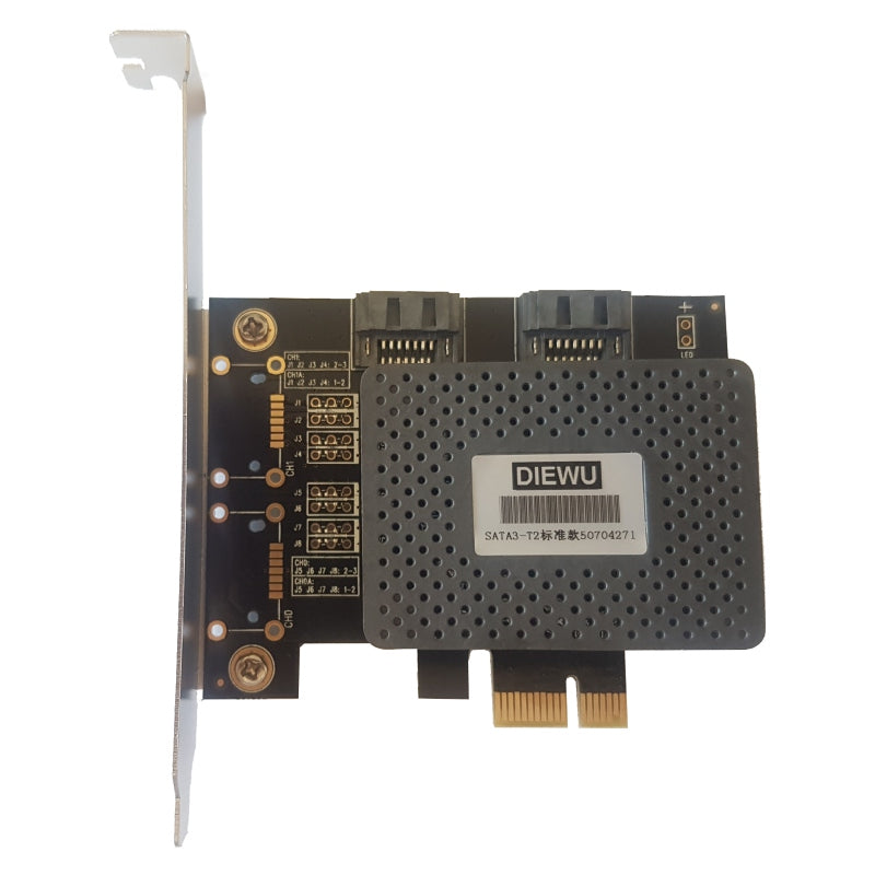 Dual SATA 3.0 PCI-E Expansion adaptor Card by MicroWorld Brand - PCIE001