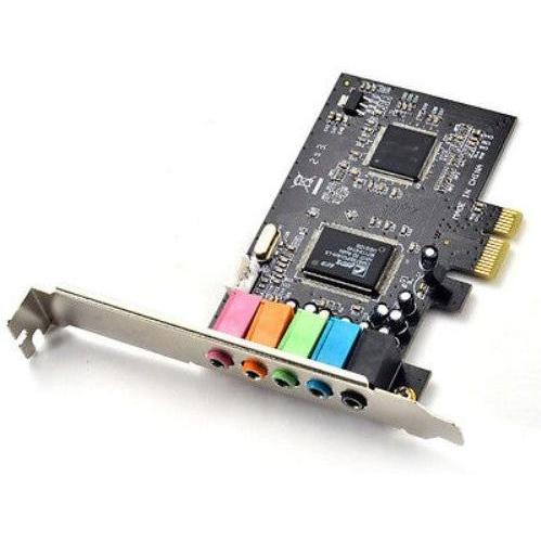 Enhanced 5.1 Channel PCI-E Audio Card for Immersive Computer Sound Experience - E0010