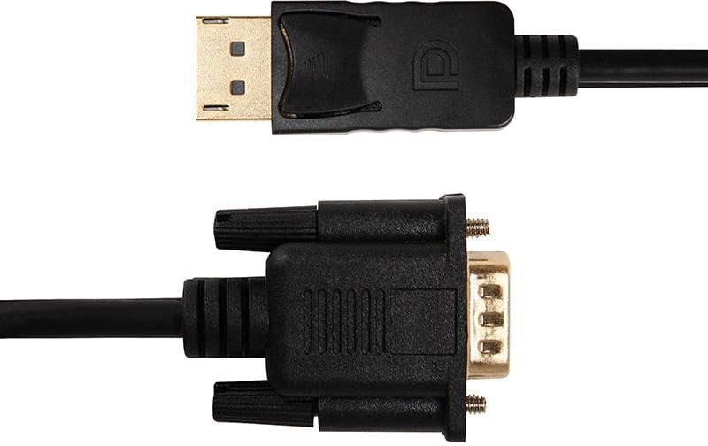 Gizzu 1080P DisplayPort to VGA Cable 1.8m Poly