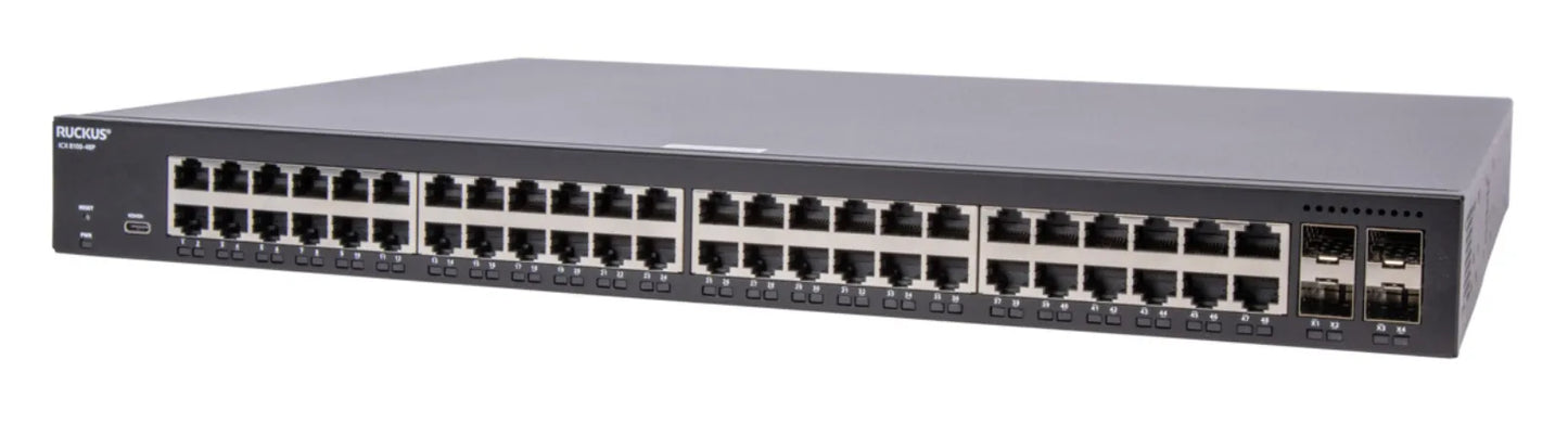 Ruckus ICX8100 48-Ports Layer 2 POE Switch