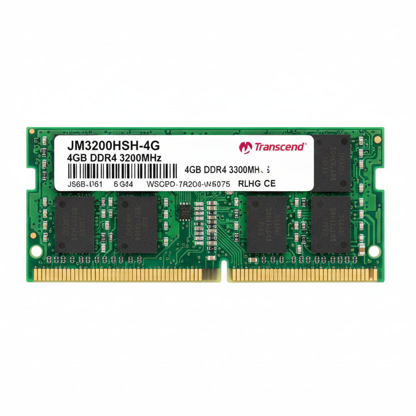 Transcend DDR4 SODIMM memory module on a white background