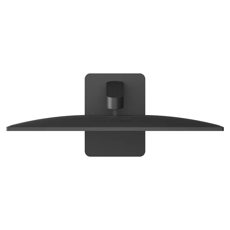 LG 27BF410B-B.AFBQ 27-inch black FHD IPS monitor – top view showing slim panel and stand base