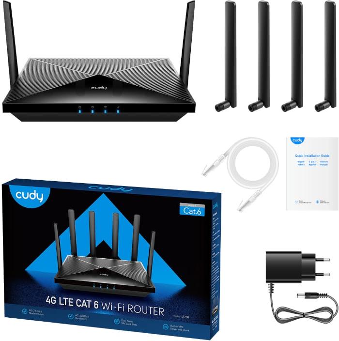 Cudy AC1200 WiFi 4G LTE Cat6 Gigabit Router