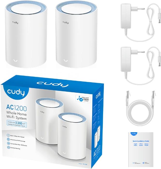 Cudy AC1200 Wi-Fi Mesh Kit 2 Pack