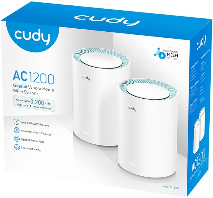 Cudy AC1200 Wi-Fi Mesh Kit 2 Pack With Gigabit