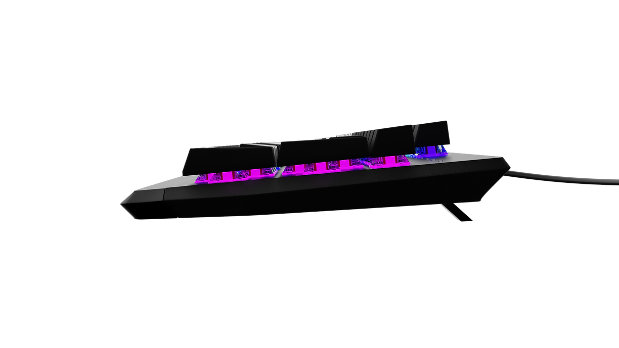 KR1 Professional Wired Gaming Mechanical Keyboard - Gateron Switches, RGB Backlit, Ultra-Responsive for optimal gaming performance.