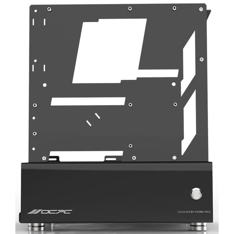 OCPC Micro M-ATX Open Air Computer Chassis - No PSU - Supports ATX PSU for sleek, space-saving PC builds.