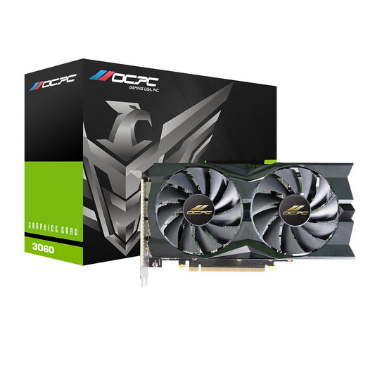 OCPC RTX 3060 XE 12GB GDDR6 Gaming Graphics Card – High Performance, ideal for gaming and creative tasks.