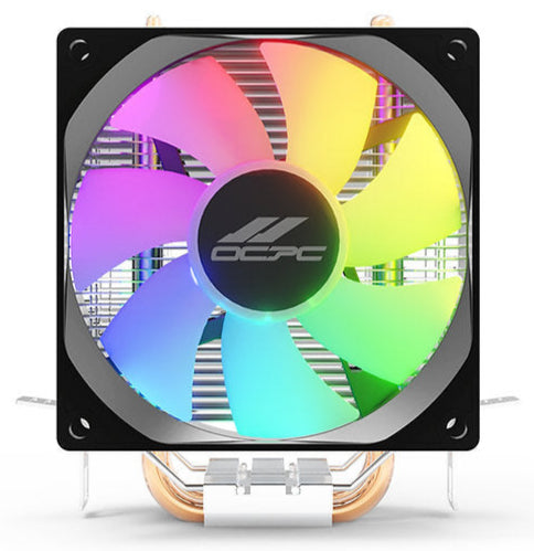 Upgrade your setup with the Ocpc Ice-90 RGB CPU Air Cooler 90MM Black - OCCICE90RBK for performance and style.