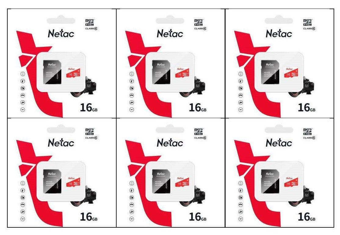 MSD CL10: 16GB + ADAPTER (X6)