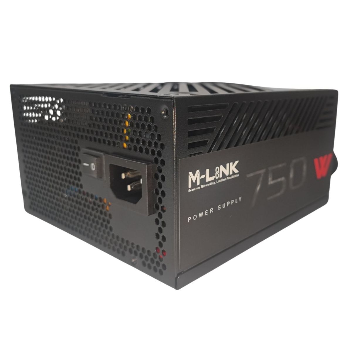 M-Link 750W Power Supply - 80 Plus Bronze Certified with 120mm Cooling Fan