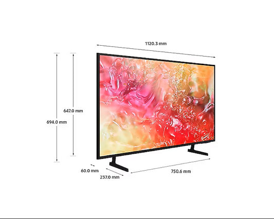 SAMSUNG UA50U8000 50'' UHD TV; Crystal Processor 4K Engine; HDR 10+ (Support); Mega Contrast; Motion Xcelerator; Smart TV (Tizen