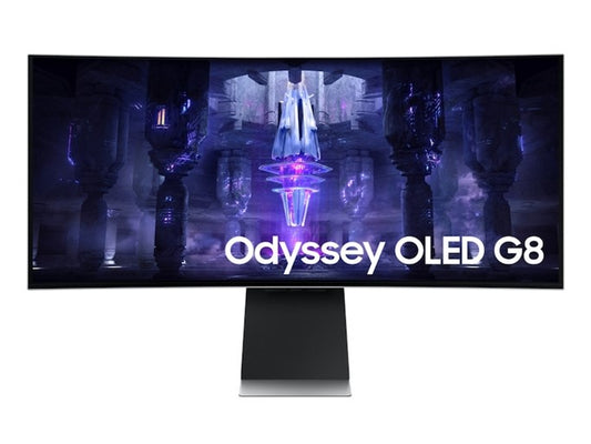 SAMSUNG 34" 21:9 / 3440 x 1440 / 1800R /Glare Free / OLED / 175Hz / GtG 0.03ms / FreeSync Premium Pro / G-Sync Compatible / HAS / Lighting