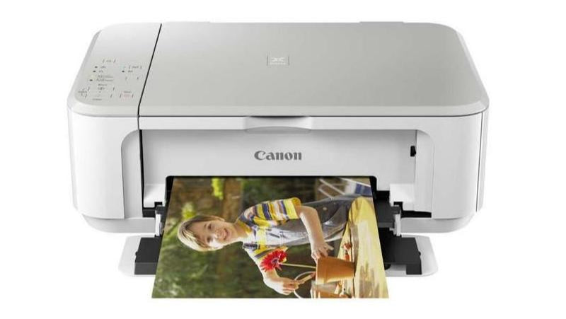 PRE-Loved Canon PIXMA MG3640S - 3-in-1 WiFi Photo Printer, White! Efficient printing, scanning, and copying in sleek design.