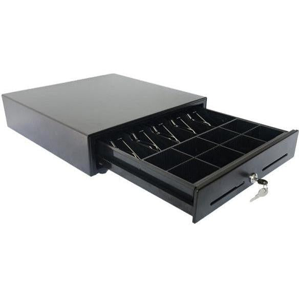 Professional Heavy-Duty Cash Drawer with Adjustable Coin and Bill Tray - CR-2005-T