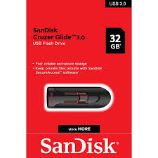 SanDisk Cruzer Glide 3.0 USB Flash Drive – 32GB, Retractable, USB 3.0 Speed – SDCZ600-032G-G35 – SanDisk store
