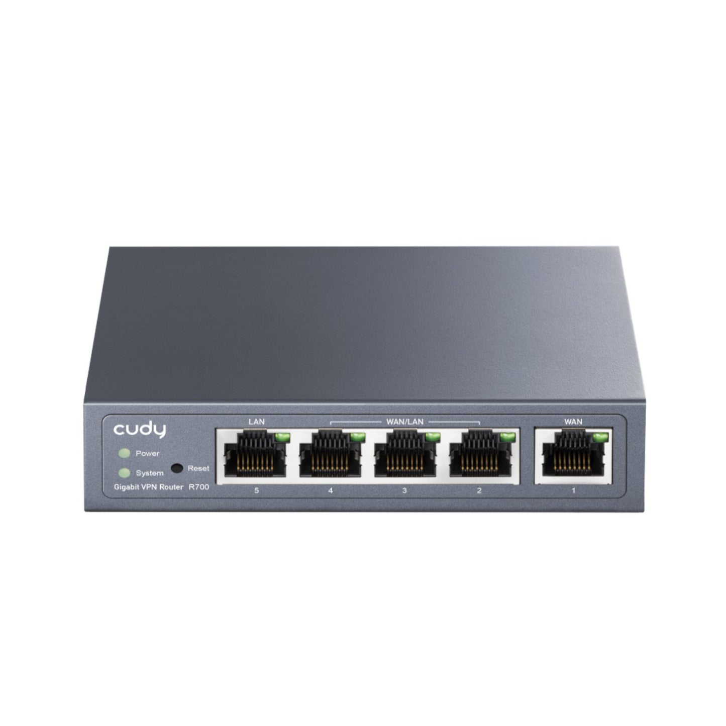 Cudy R700 Multi-WAN Gigabit Router – VPN Support, High-Performance, Secure, featuring multiple LAN and WAN ports.