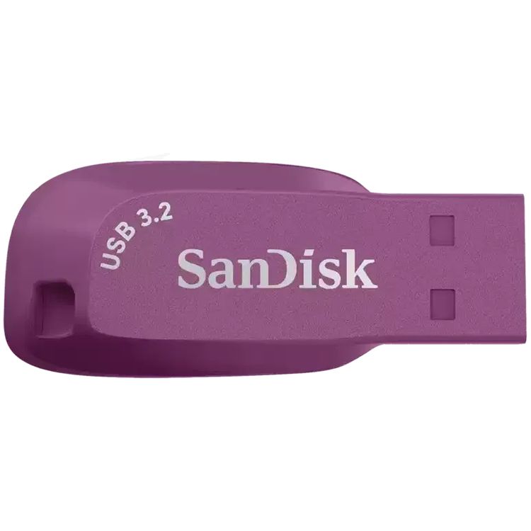 SanDisk Ultra Shift 128GB USB 3.2 Gen 1 flash drive in Cattleya Orchid - SDCZ410-128G-G46CO