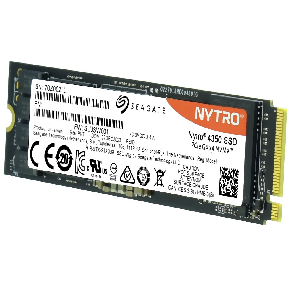 Seagate Nytro 4350 1.92TB M.2 NVMe PCIe Gen4 SSD – Enterprise-Class, 3D eTLC, XP1920SE30001 Seagate M.2 module
