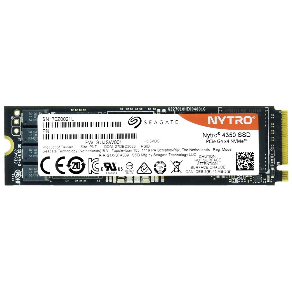 Seagate Nytro 4350 1.92TB M.2 NVMe PCIe Gen4 SSD – Enterprise-Class, 3D eTLC, XP1920SE30001