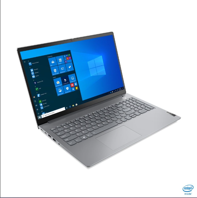 Lenovo 15.6-Inch ThinkBook i5, Windows Pro, Fingerprint Reader -20VE00PNSA-L - Mineral Grey, perfect for productivity on-the-go.