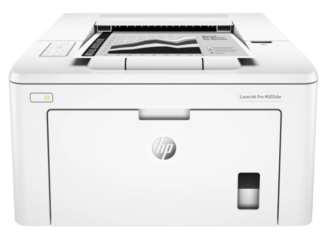 PRE-Loved HP LaserJet Pro M203DW - Compact Wireless Laser Printer, Reliable for efficient home and office printing.