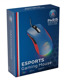 PSG E-Sports MR44 RGB Wired Gaming Mouse – 7200 DPI, 7 Buttons, Dynamic Lighting enhances gaming precision and speed.