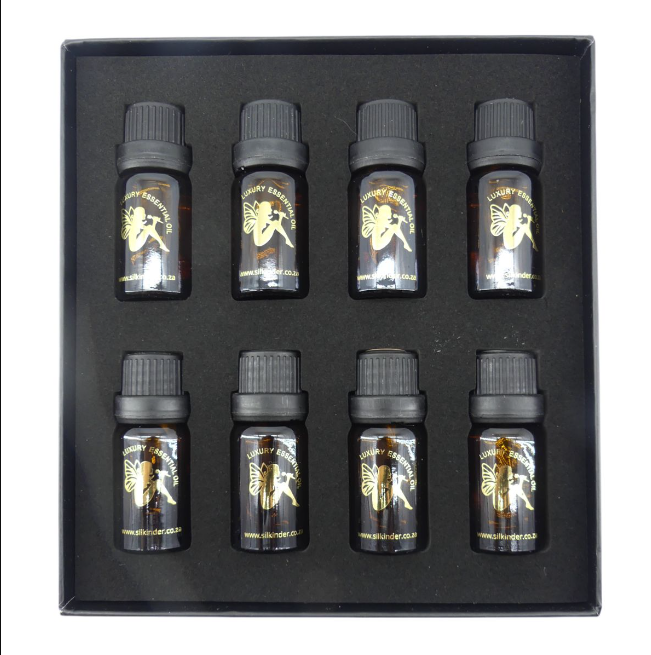 Silkinder Luxury Aromatherapy Essential Oils Collection - 8 Bottles of Pure Bliss (including Ylang-Ylang) offers pure relaxation.