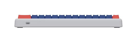 FCB KR2 Multi-Mode Wireless Mechanical Gaming Keyboard - Bluetooth, 2.4GHz, Type-C Connectivity - OCFCBKR61 side view.