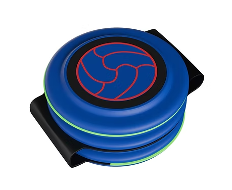 FCB 3-in-1 Foldable Wireless Charging Station – Fast Qi Charger for Phone, Watch & Earbuds in vibrant Barcelona colors.