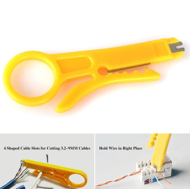 TBYTE Network Installation Kit - Crimper, Tester, Punch Down Tool for efficient cable management and professional installations.
