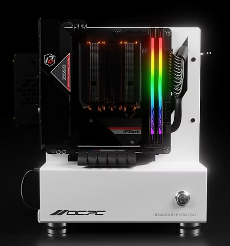 OCPC MINI II ITX PC Case – Compact Black Chassis for Small Form Factor Builds designed for high-performance gaming.