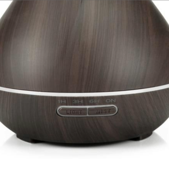 Stylish 400ml Tulip Aromatherapy Diffuser – Relaxing Essential Oil Humidifier with calming mist and mood lighting.