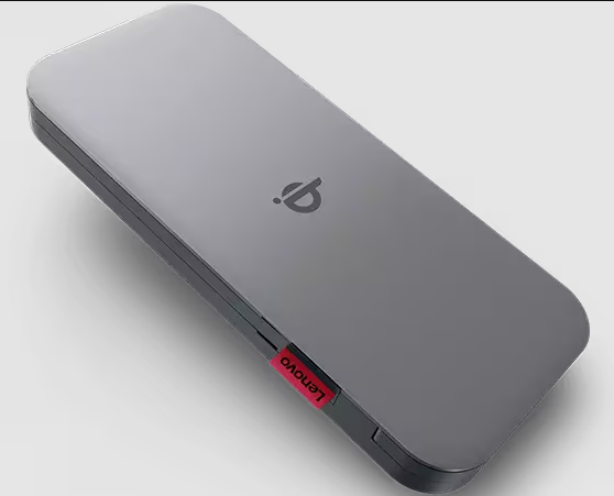 Lenovo GO Wireless Power Bank 10000mAh - Qi-Certified Fast Charging (18W PD, 15W Wireless) for efficient device charging.