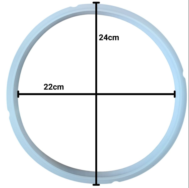 Silkinder Pressure Cooker Sealing Rings (Set of 2) – Compatible with 6L Models for a perfect pressure seal.
