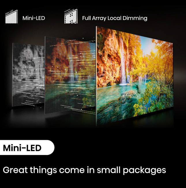 Discover the Hisense 55U6N-PRO 55" Mini ULED 4K Smart TV - Quantum Dot, Dolby Vision/Atmos, 120Hz Game Mode for stunning visuals.