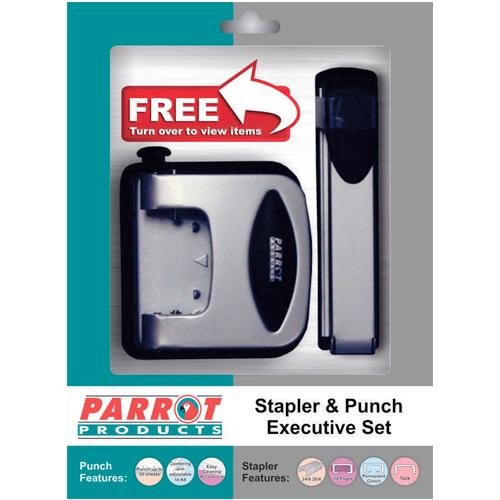 Stapler and Punch Executive Set - SP1030M